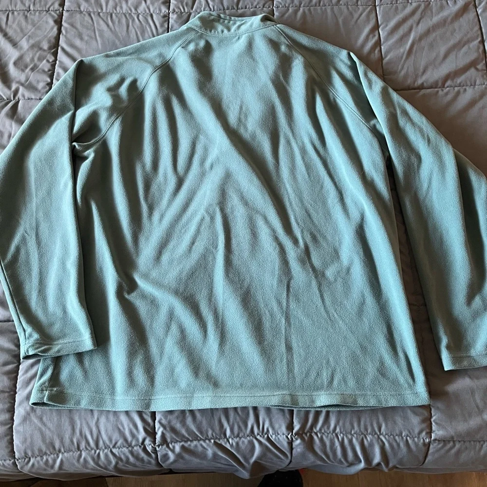 Columbia Men's Aqua Quarter-Zip Pullover - Picture 5 of 6